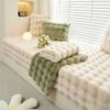 INS Style Thick Rabbit Plush Blanket - Winter Warmth, No Shedding, Anti-Static, Perfect for Bedroom or Office.
