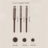 3Pcs Nylon Bristles Curly Hair Styling Comb Aluminum Tube Hair Root Comb  Home Use