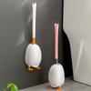 Toilet Brush Silicone Brush No Punching Toilet Cleaning Toilet Wall Hanging Cleaning Bathroom Accessories Toilet Set Accessories
