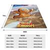 Cookie Run Kingdom Knitted Blankets Velvet Ultra-Soft Throw Blanket for Bedding Couch Bed Rug