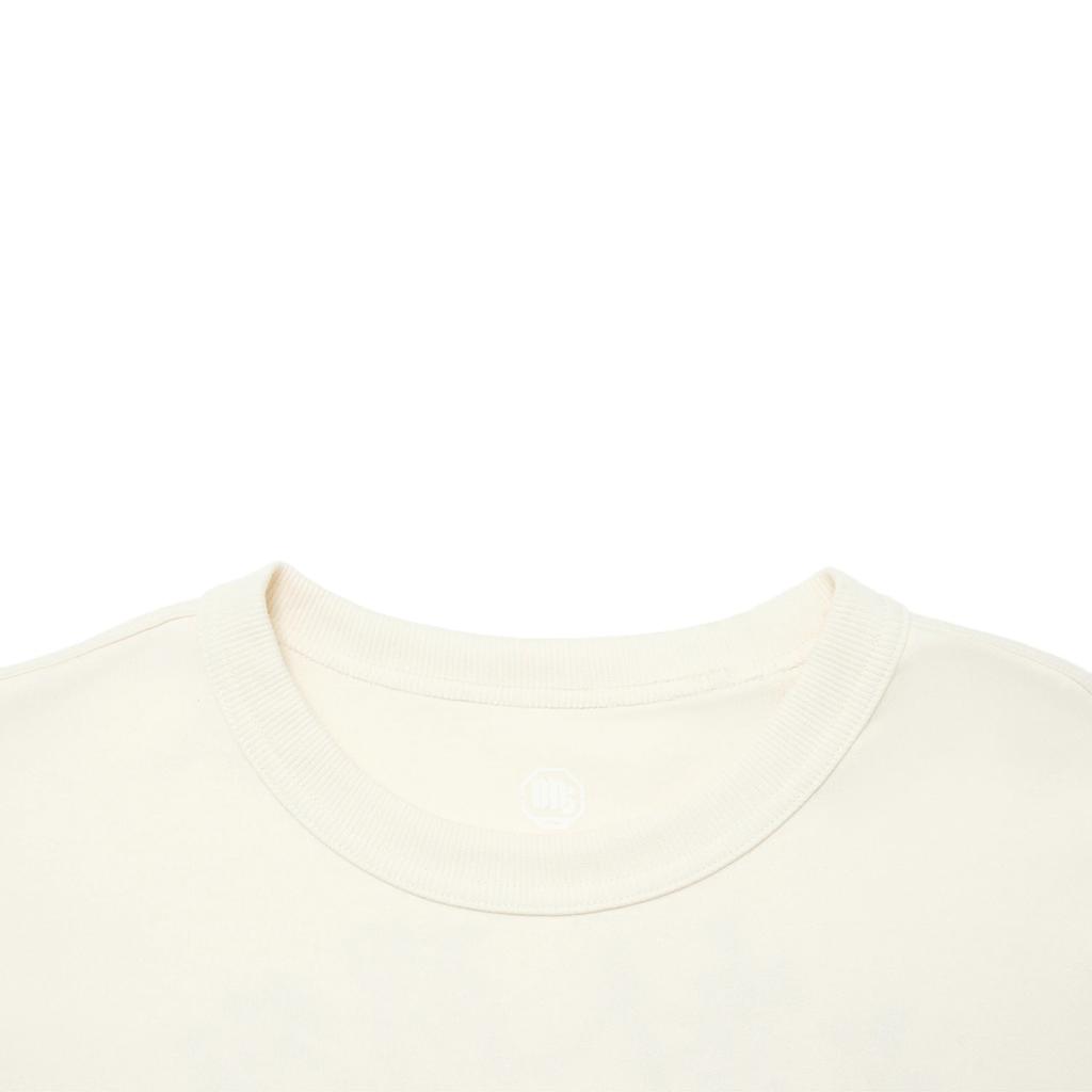 Li Ning Badfive Loose Short Sleeve T-Shirt With Back Lion Men Tops Light-Antique-Yellow AHSTA57-1