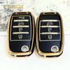 Shell For Kia Rio K2 K3 K4 K5 Sportage Picanto Optima Soul Ceed Sorento Forte Cerato Stinger Tpu Car Flip Key Case Cover Keyless
