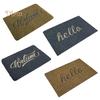 CO&LO Front Door Mat Welcome Letter Print Home Decor Durable Front Entrance Floor Mat for Living Room