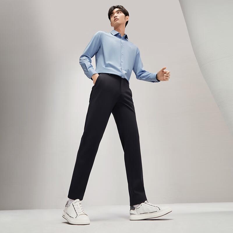 Septwolves Men's Thermal Brushed Straight-Leg Casual Pants