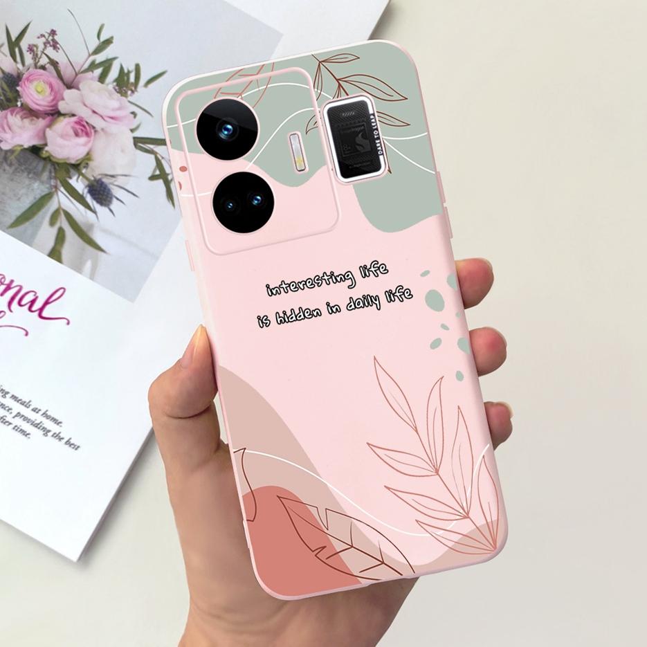 For Realme GT Neo 5 Case RMX3706 Stylish Art Painted Back Cover Soft TPU Phone Case For Realme GT Neo5 240W Fundas 6.74'' Bumper