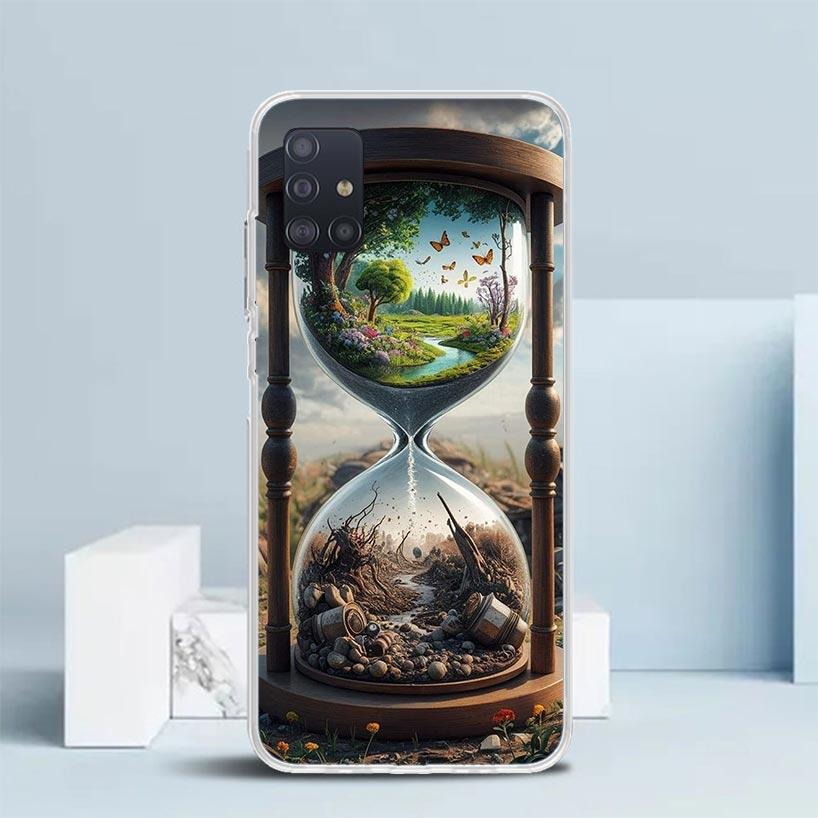 Rene Magritte Art Phone Case For Samsung Galaxy A52 A32 A22 A12 A51 A50S A30S A10S Note 20 Ultra 10 S10 Plus A31 A20 A71 A72 Gal