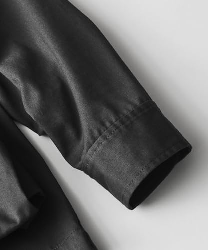 GORDON MILLER WORKS_UTILITY VIBTEX Unisex Work Shirt, Size 1 (equivalent To JP M), Charcoal Gray, 1767072