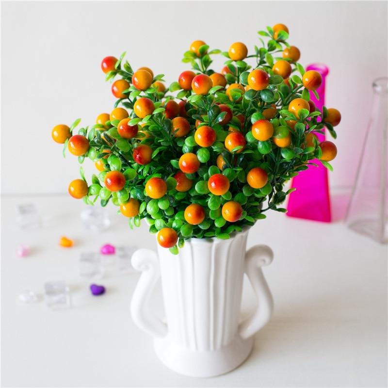 Artificial Fruit Flower Plants Plants Plastic Fake Plants DIY Wedding Party Decor Craft Decoration Accessories