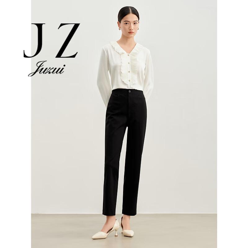

JUZUI Women s Straight-Leg Casual Trousers XL