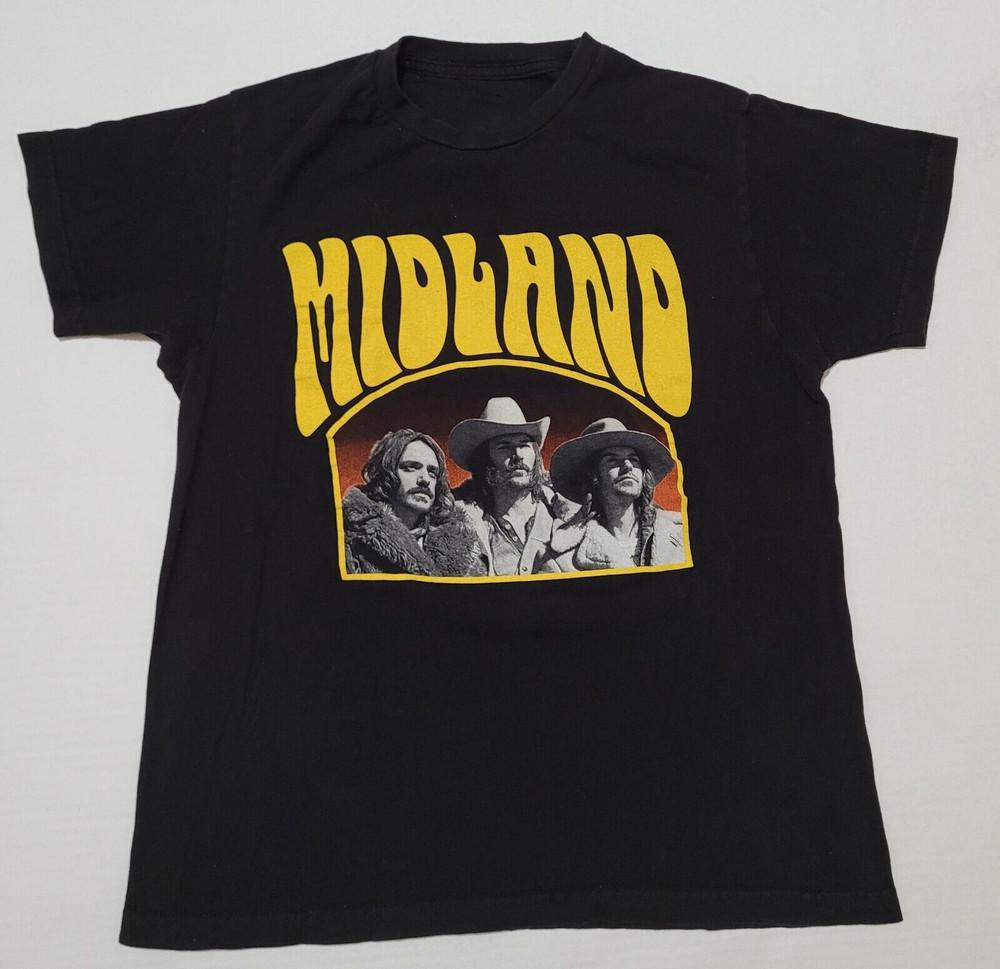 

Midland Black Band World Tour Adult Unisex T-Shirt Full Size Unisex T-Shirt S