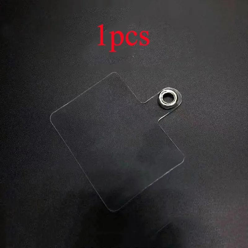 

1-10PCS Transparent Flexible Mobile Phone Lanyard Cads Mobile Phone Universal Lanyard Transparent Lanyard Sticker Strap Clip Pen