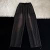 Men's Retro Loose-Fit Japanese Jeans with 3D Pockets and Tapered Legs