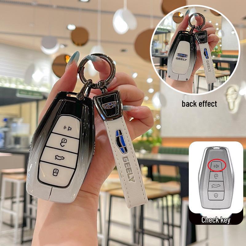 Geely Schlüsselhülle für Xingyue L, Xingrui, Boyue, Bin Yue, 2025 Denim 25, Emgrand, Binyue Modelle - Autoschnallen-Schale