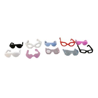 20Pcs Mini Plastic Glasses For  Doll House Kids Toy Party Accessories