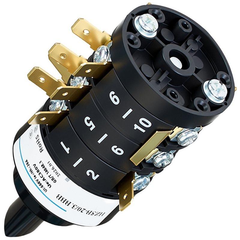 ABKP-Rotary Cam Changeover Switch HZ5B 20/3.BBB 3-Pole 8-Way
