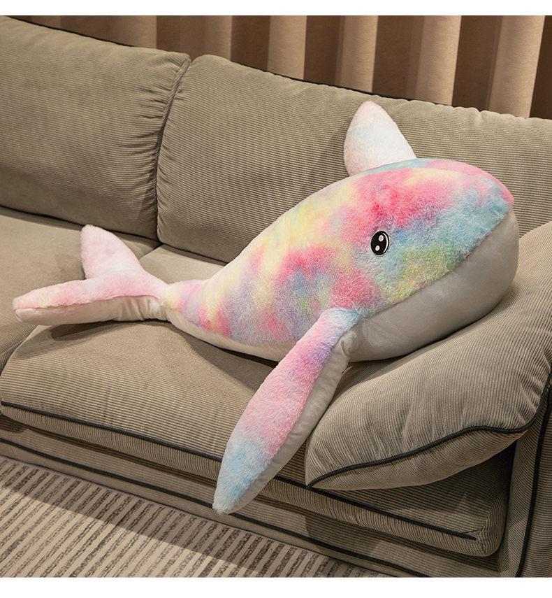 In-Stock Phantom Color Whale Shark Plush Pillow for Sleeping