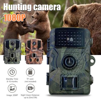 Vonkajšia chodníková kamera 20 MP 1080p HD Hunting IP66 Vodotesná infračervená kamera s nočným videním pohybom aktivovaná sledovacia pasca