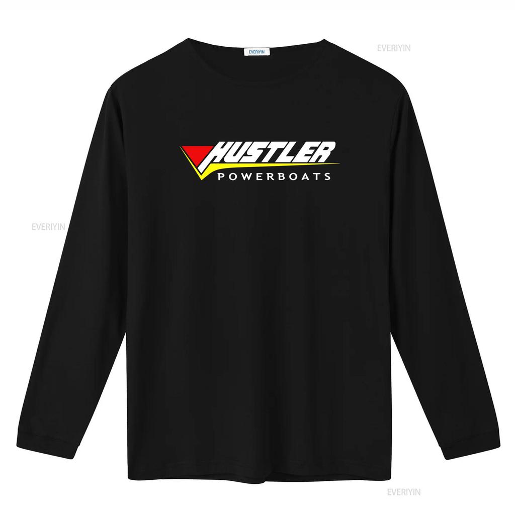 Nové tričko Hustler Powerboats Logo T USA velikost S XXL vintage Vyprané Všestranné Ležérní Stylové Prodyšné Měkké Unisex pánská móda
