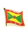 World Flags Enamel Lapel Pin - UK & US Iron Brooch with Drip Glue and Baking Paint Finish.