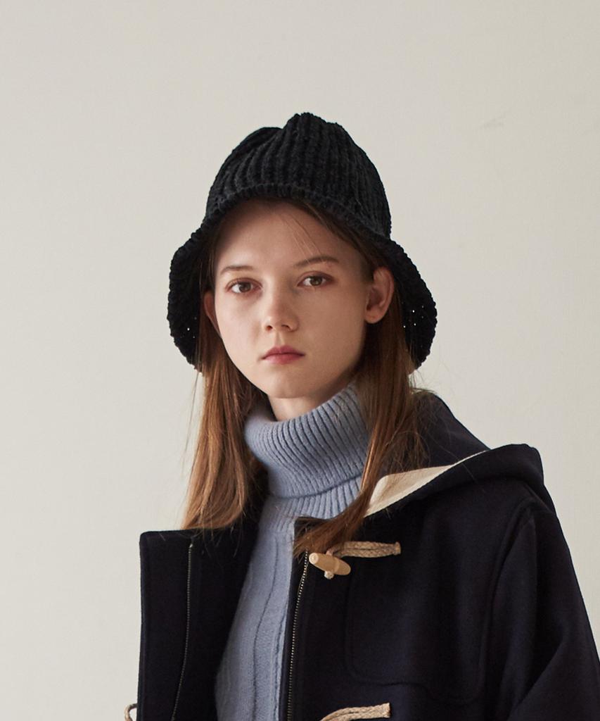 Maneseu Gorde Knit Bucket Hat (3 Colors)