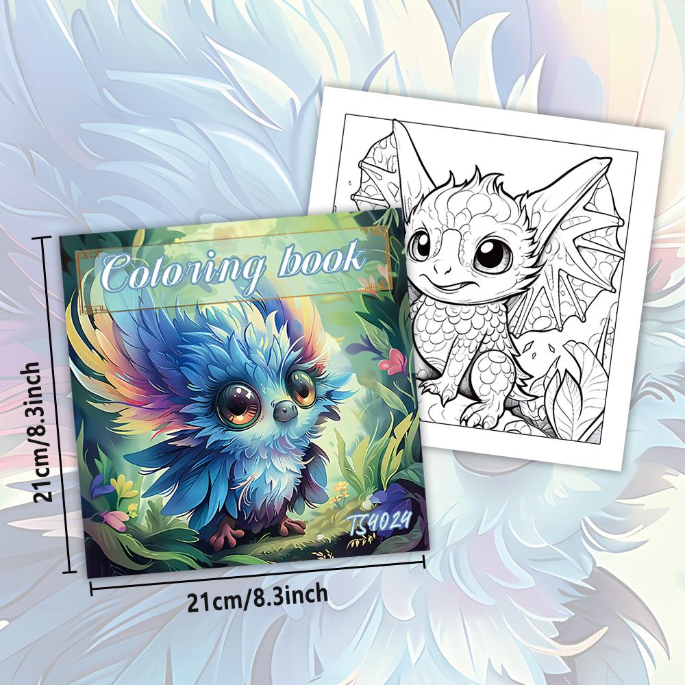 1pc, Teen Girls Coloring Book - Teen Coloring Book - 30 Sheets, 8.3x 8.3in, For Adult Stress Relief, Christmas, Halloween Gifts