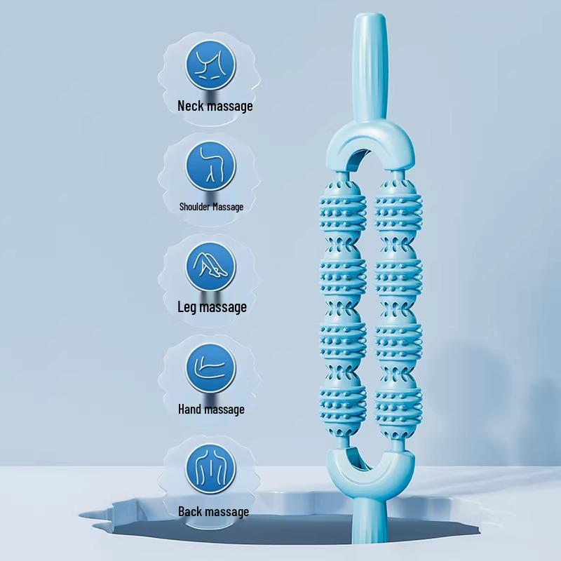 Doppelreihen Yoga Massagestab: Sensorische & Wadenmuskel-Entspannungsrolle für Kinder