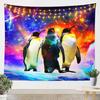Kids Wildflower Bee Tapestry Cute Moon Phase Botanical Tapestry Wall Hanging for Boys Girls Plant Nature Floral Garden Herbs