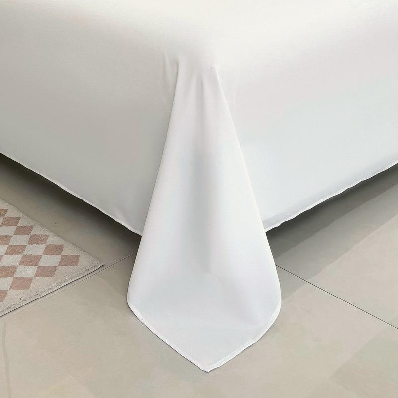 Solid Color Washed Cotton Bed Sheet for Dormitory Single Bed - Duvet Cover