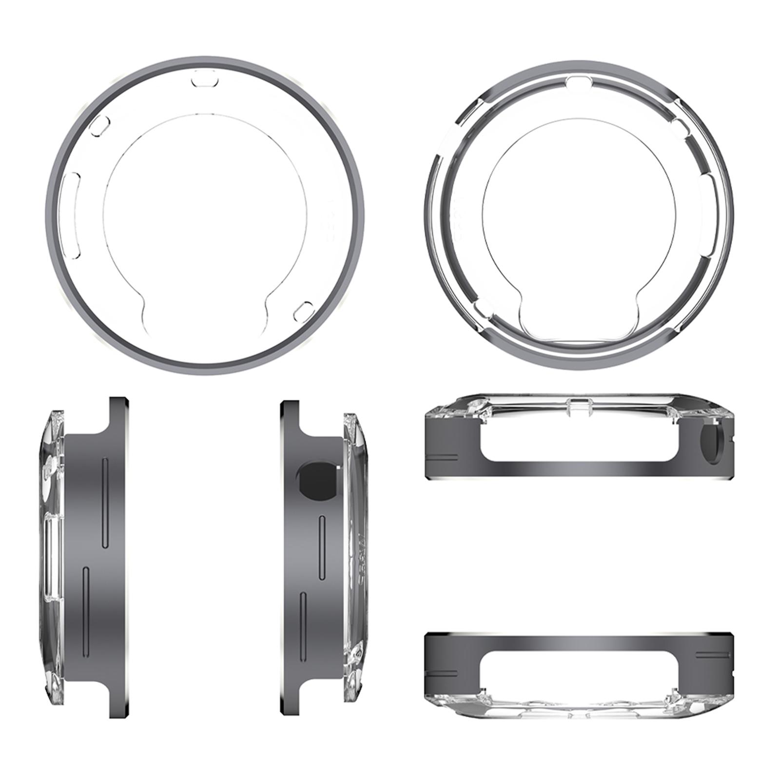 

Hollow Protector Cover Protective Bumper Anti-Scratch All-around Bumper Drop-proof for Nothing Watch 3 Pro Accessories темно-серого