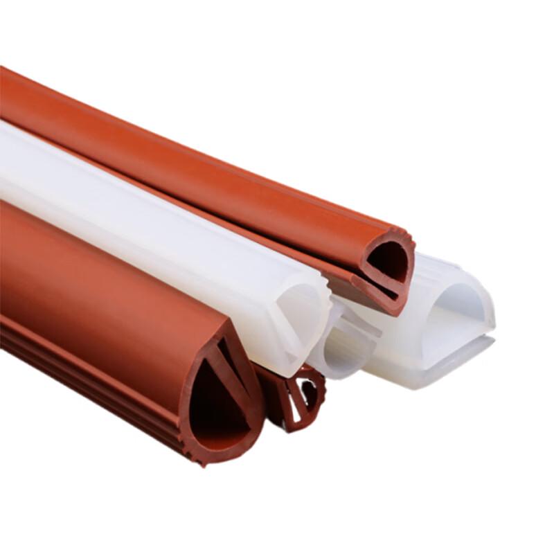Silicone E-Type High-Temperature Sealing Strip белый