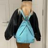 Women Triangle Large Capacity Nylon Backpack with Adjustable Straps for Daily Commute Travel