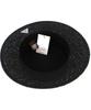 Bold Line Black Panama Hat