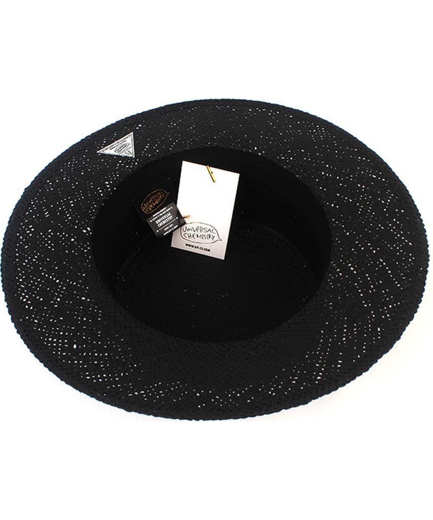 Bold Line Black Panama Hat