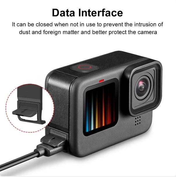 Sportello USB GoPro Hero 5 6 7 - Protezione Laterale Action Cam