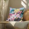 Pokemon Adventure Team Anime Plush Pillow Cover Soft Short Plush Cushion Cover For Sofa Bedroom Living Room Decor Gift