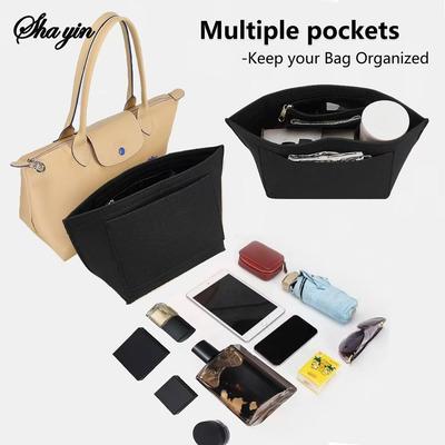 Felt Inner Bag, Large Capacity Handbag Inner Bag, Travel Bag Storage Bag, Felt Inner Bag
