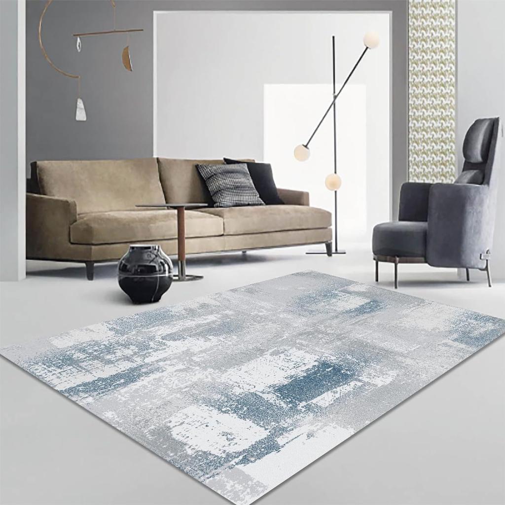 Koberec v severském stylu do obývacího pokoje, odolný proti nečistotám a snadno udržovatelný, vintage podložka na podlahu, koberec k posteli do ložnice