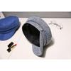 Women Men Cute Casual Outdoor Short Eaves Dome Cotton-flax Button Beret Hat Cap Unisex