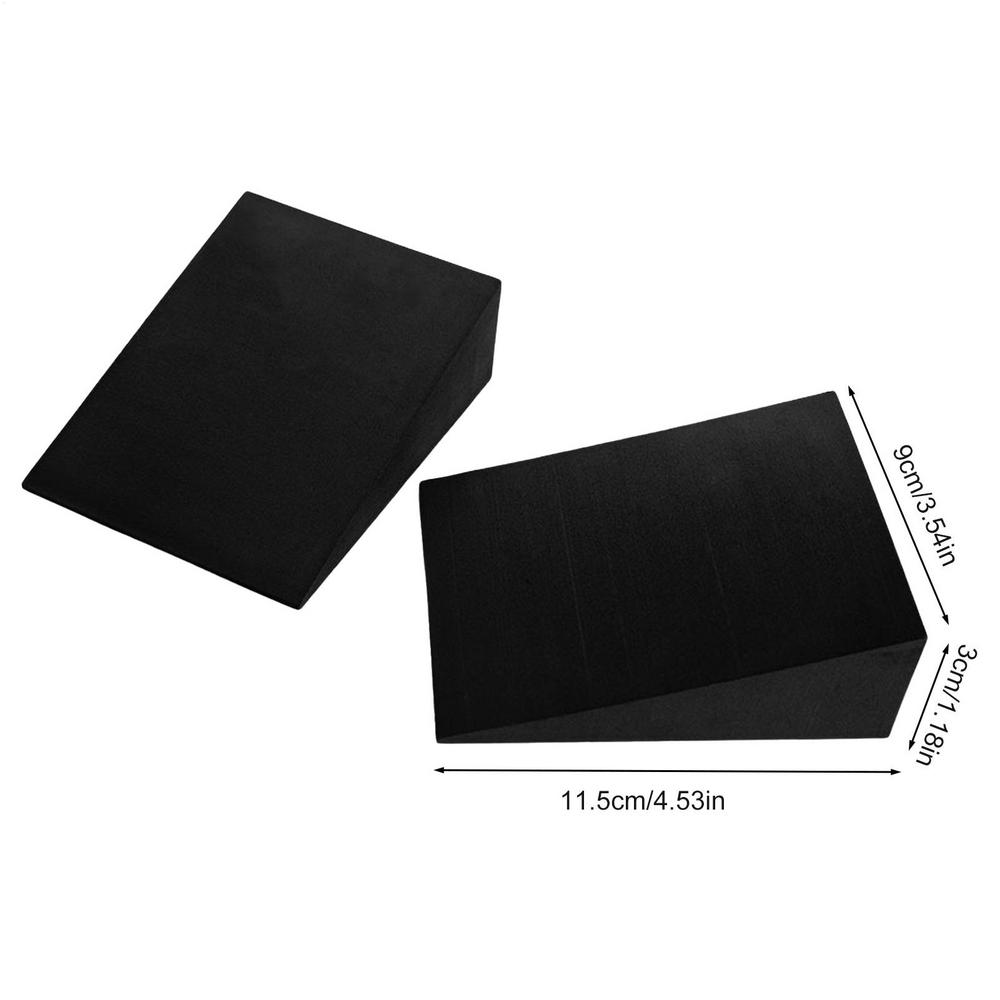 1Pairs Yoga Wedge Blocks EVA Foam Yoga Wedge Stretch Slant Boards Exercise Yoga Block Pilates Wedge Squats Fitness Accessories