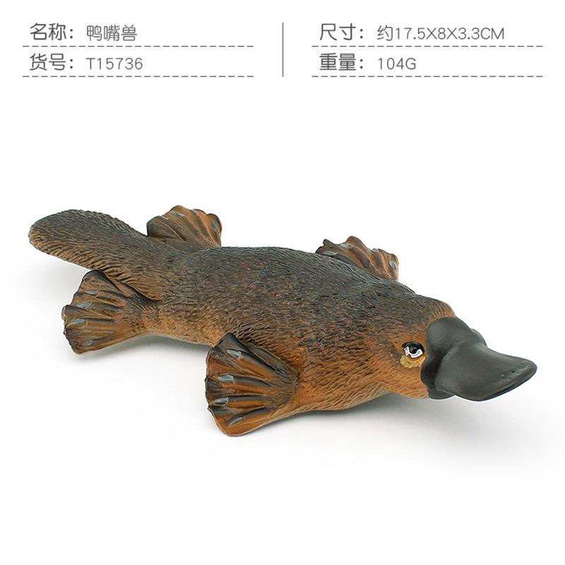 Forest Mammal Platypus Model Children'S Cognition Australian Duck Otter Tabletop Ornament