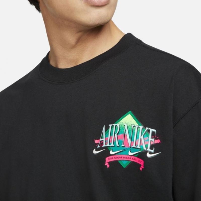 Nike ShorT Sleeve French Terry T shirT Dd1377 010 S2105