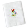 Konno Made In Kitchen Waffle Antibacterial and Birdflower Design with 34 X 38 Towel, Japan, Towel, Odor-Resistant, Loop, Approx. Cm, Senshu, Wipe-Pika