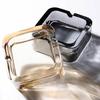 Household Crystal Glass Ashtray Small Exquisite Fashionable Square Cigarette Cup Luxury for Living Room Hotel High-end Ashtray