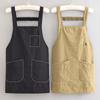 with Pocket Cooking Apron Oil-Proof Dirt-Resistant Workwear Portable Vest-Style Apron  Restaurant