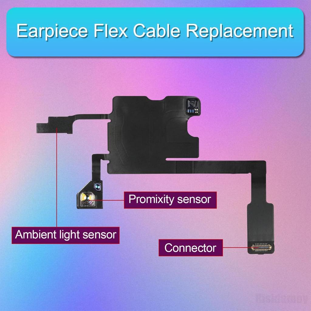 Earpiece Flex Cable Replacement for iPhone 14 Pro Ear Speaker Connector Repair for iPhone 14pro Proximity Ambient Light Sensor Fix for A2650 A2889