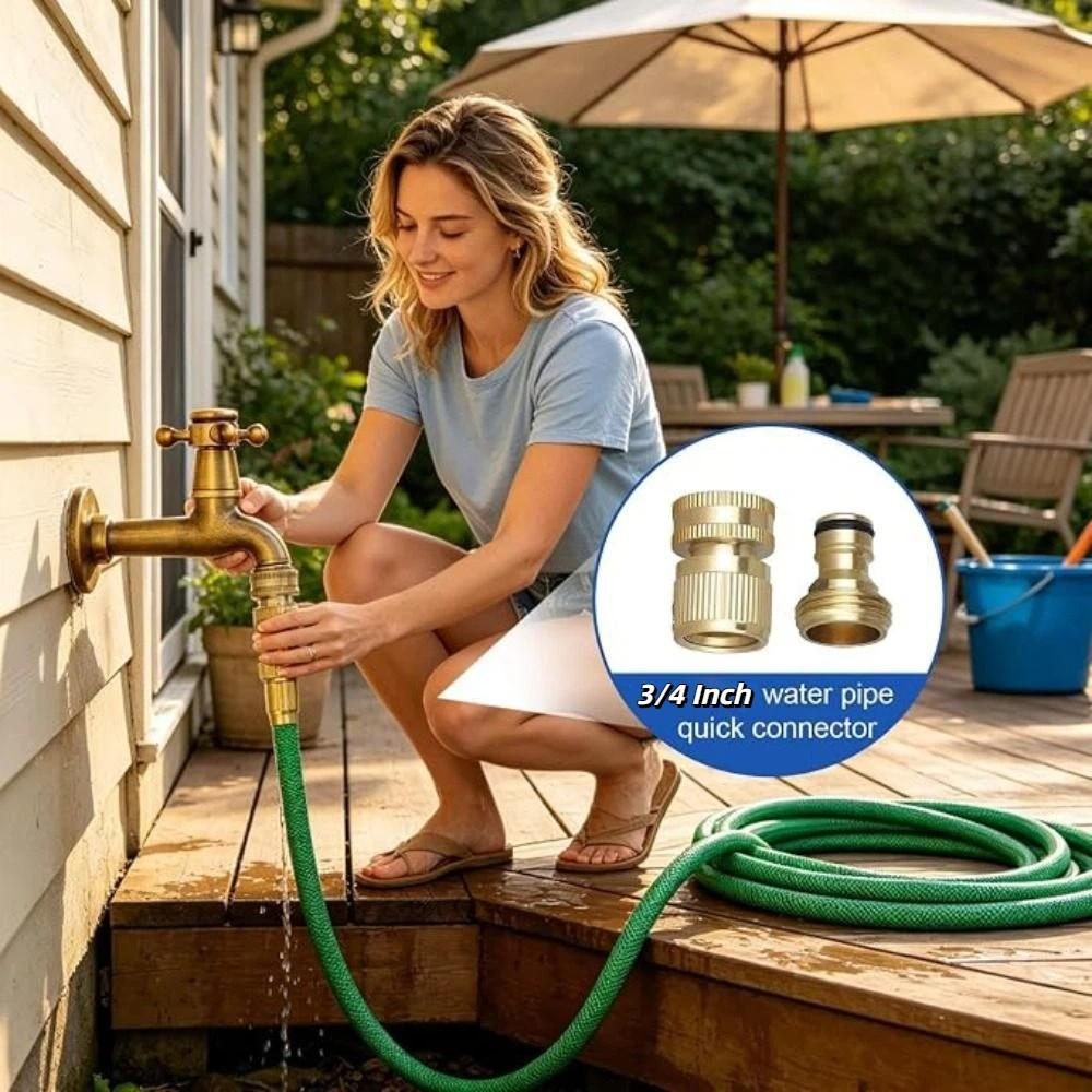 Female/MaleThread Quick Connector Brass Brass Quick Connector Tap Connector Gardening