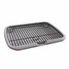 Indoor Pet Toilet Keeps Paws Hygienic Tray with Grate NonSlip Puppy Housebreaking