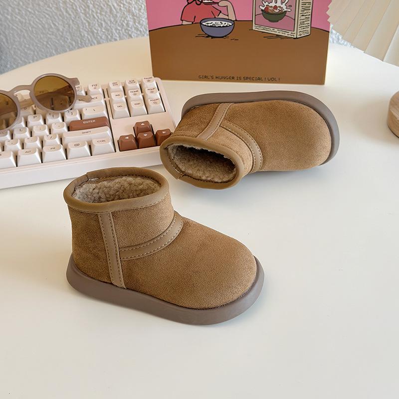 

2025 Winter Capybara Kids Cotton Boots - Big Head Style for Boys and Girls Size 27, 16.2cm верблюд