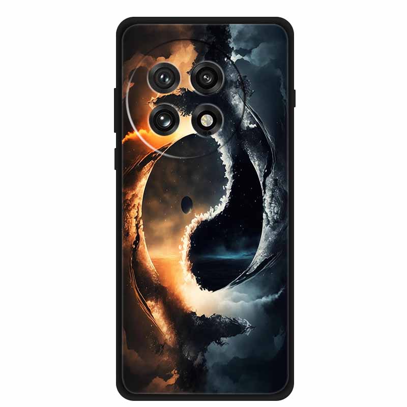 For OnePlus Ace 5 5G Phone Case Wolf Soft Black Silicone Case For OnePlus 13 5G Ace 5 Ace5 Pro 13R Back Cover Case Shockproof