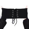 Trendy Waist Black Belt For Women With Chic Adjustable Ties For A Fit Flattering